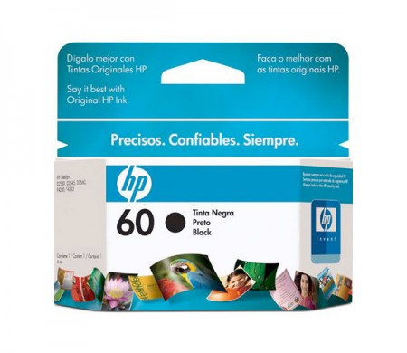 CARTUCHO HP 60 PRETO REF. 0398